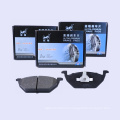 D768 wear sensor can be fixed front brake pad semi-metallic black brake pad for volkswagen